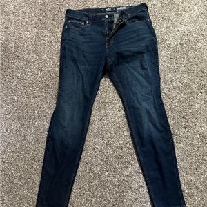Hollister Men's Navy Skinny Jeans